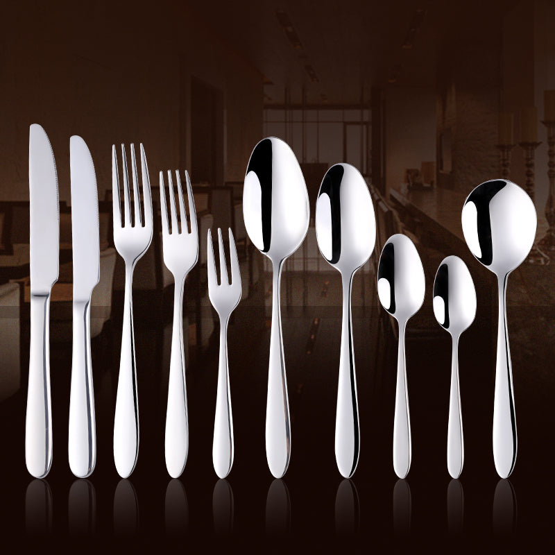 Outlet store  High Quality Stainless Steel reusable Cutlery Set For Hotel Banquet