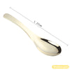 Hot sale Chinese Style stainless steel Eco-Friendly court soup spoon shopify 10 Piece/Pieces(Min. Order)