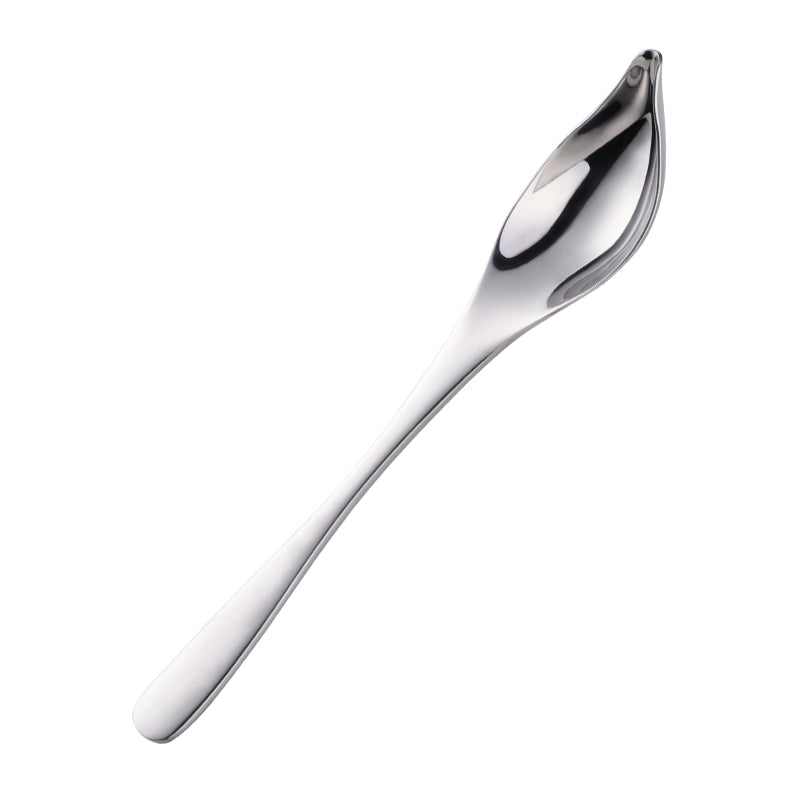 New Design Stainless Steel 18/10 Unique Sauce Pointed Spoon