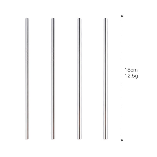 Wholesale Stainless Steel 304 Colorful Metal Reusable Drinking Straw for Children 10 Piece/Pieces(Min. Order)