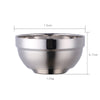 Buyer Star Stainless Steel Bowl Set Double-walled 304 Soup Bowl Insulated Metal Snack Bowls