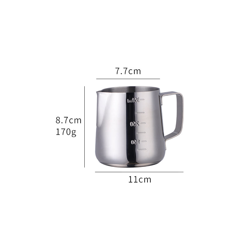 Kitchen Accessories Barking Tools Powder Liquid Measuring flour Stainless Steel latte Cup with Handle 10Piece/Pieces(Min. Order)