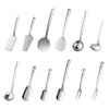 Amazon hot sales 12pcs/set 410 stainless steel kitchen cooking utensil set 5 Set/Sets(Min. Order)