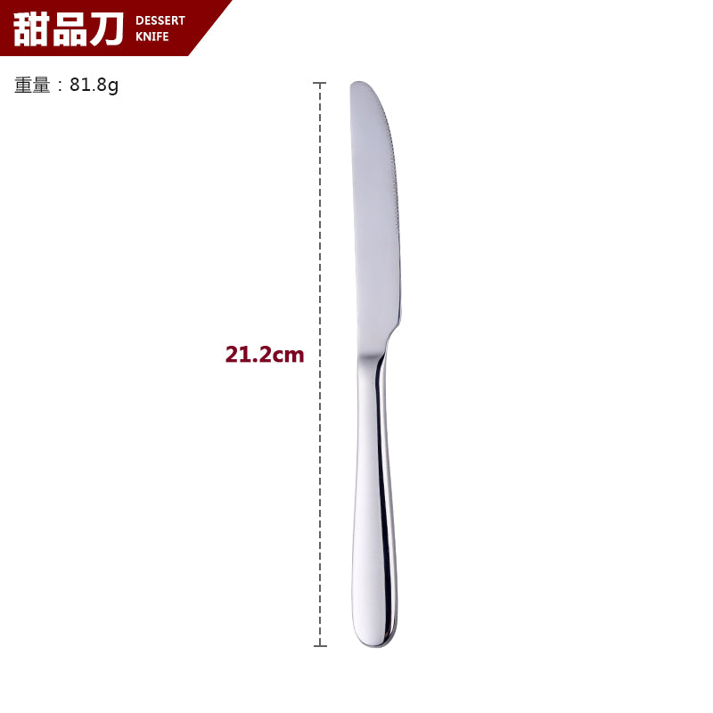 Outlet store  High Quality Stainless Steel reusable Cutlery Set For Hotel Banquet