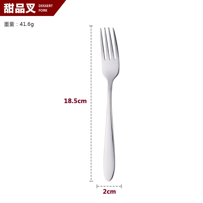 Outlet store  High Quality Stainless Steel reusable Cutlery Set For Hotel Banquet