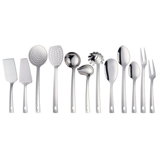 Stainless steel kitchenware set multifunctional cooking spoon and spatula set twelve-piece set