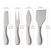 Four-piece set of stainless steel cheese knives Outlet store